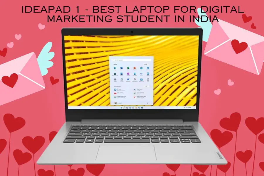 7 Best Laptop For Digital Marketing in india 2024 - IdeaPad 1 - best laptop for Digital Marketing Student in india 
