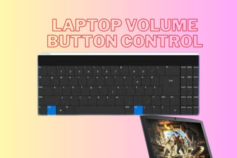 Laptop Volume Button Control